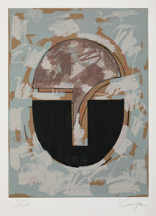 RAFAEL CANOGAR, RAFAEL CANOGAR Toledo (1935) "Head", 1989