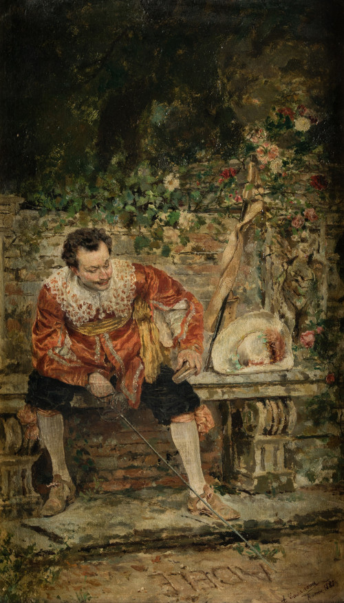 ANTONIO CASANOVA Y ESTORACH, "Caballero recordando a Adèle"