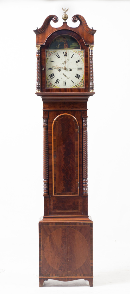 Reloj "grandfather" Victoriano, Inglaterra, S. XIX