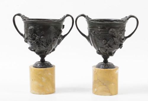 Pair of classic glasses, possibly Italy, 19th century