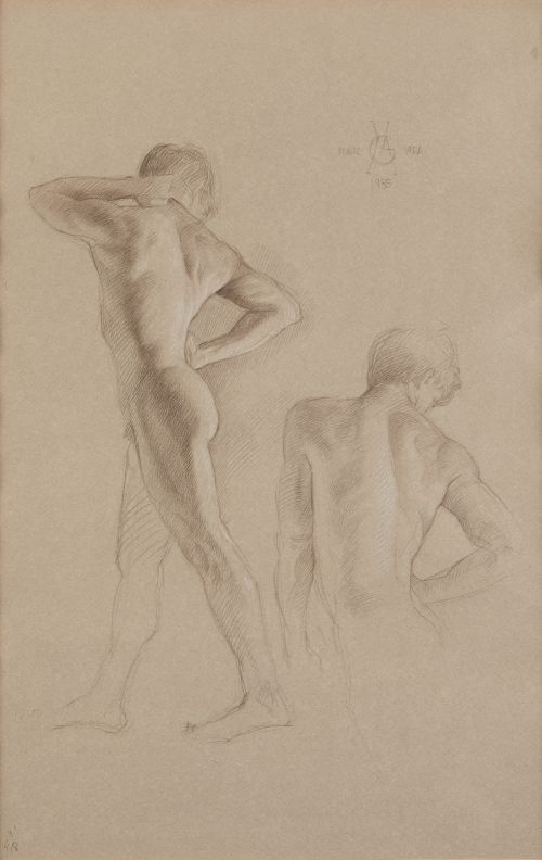 GUILLERMO MUÑOZ VERA, "Estudio masculino de anatomía", 1985