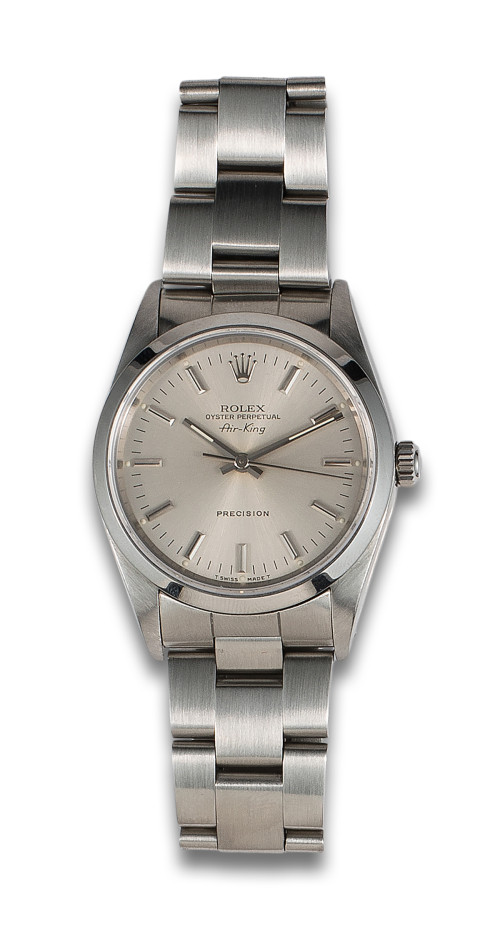 ROLEX PERPETUAL AIR KING WRISTWATCH IN STEEL