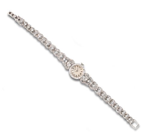 RELOJ DE DAMA LONGINES EN ORO Y DIAMANTES