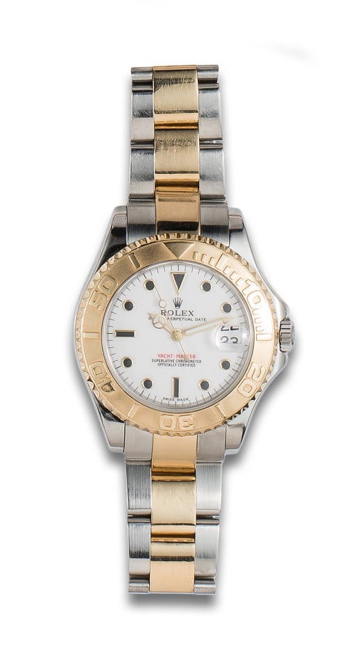 ROLEX YACHT-MASTER 168623 / A997804 IN 35 MM STEEL AND GOLD