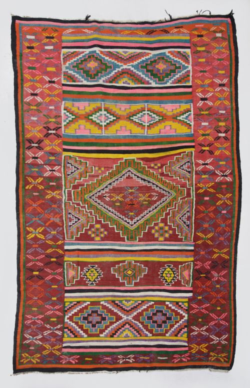 Wool killim, Türkiye, 20th century