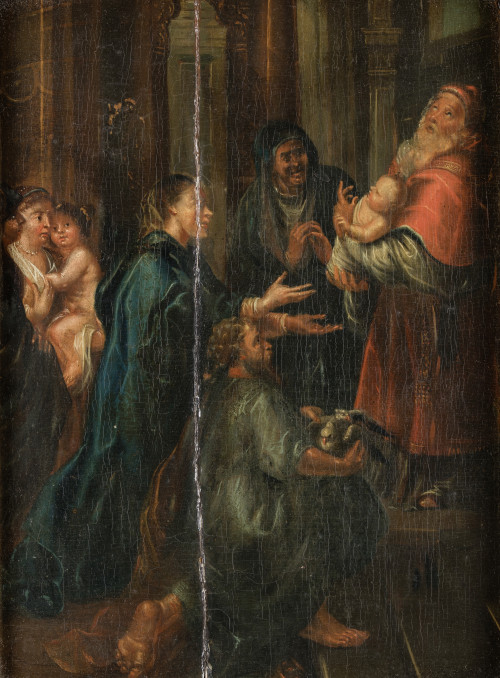 SEGUIDOR DE PEDRO PABLO RUBENS , "Presentación del Niño en