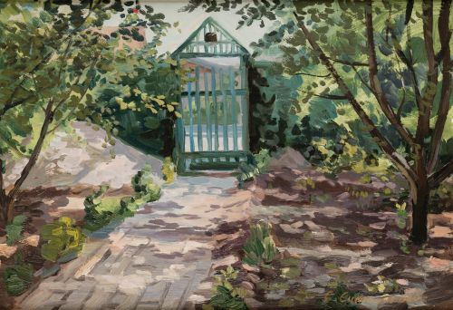 RUSSIAN SCHOOL (20th century) "Garden", 1980