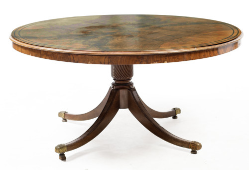 Regency style circular table, mid 20th century