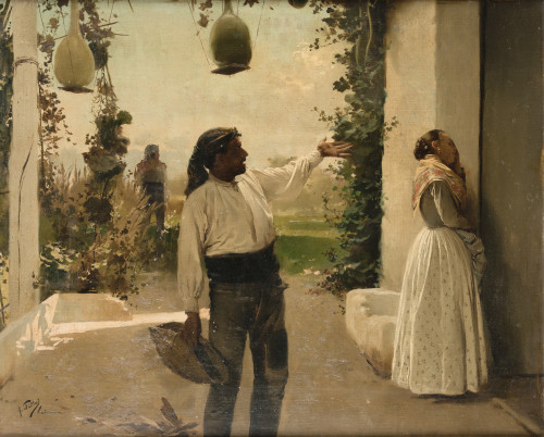 ANTONIO FILLOL GRANELL, "No vullc festechos" , Óleo sobre l