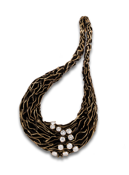 FLAVIO RICCI PENDANT IN GOLD AND DIAMONDS