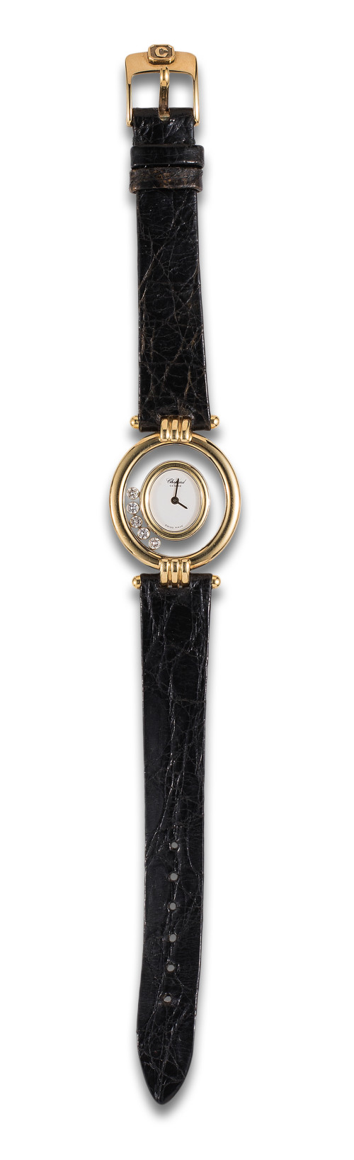 CHOPARD DIAMONDS AND YELLOW GOLD WRISTWATCH