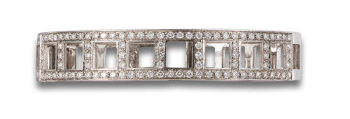 RIGID DIAMOND BRACELET, IN WHITE GOLD