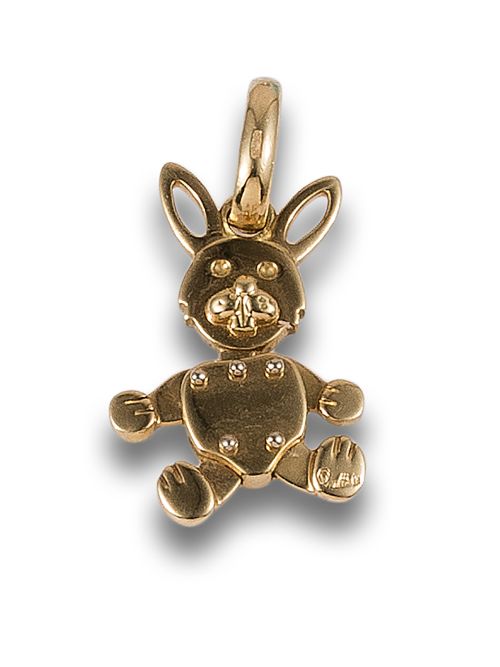 POMELLATO RABBIT PENDANT IN YELLOW GOLD