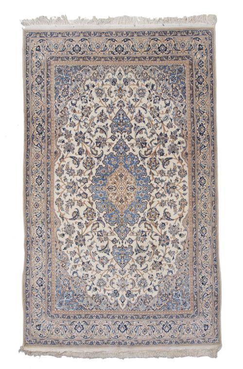 Persian rug possibly Farahan in hand-knotted wool, 20th cen