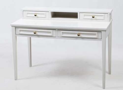 White lacquered desk, Spain, 20th century