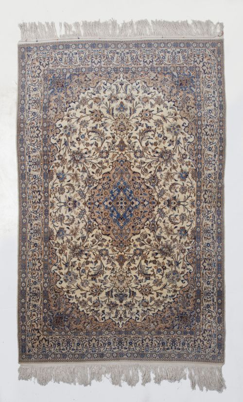 Persian rug possibly Farahan in hand-knotted wool, 20th cen