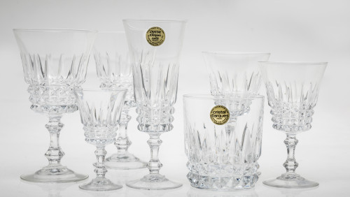 Glassware from the d&#39;Arques manufacture, France, 20th centu