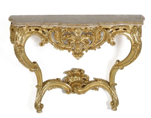 Louis XV style hanging console, France, 20th century