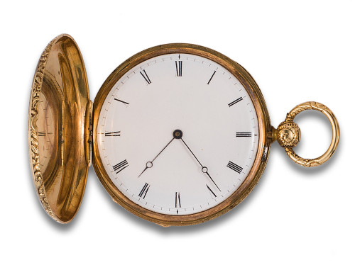 SABONETA BREGUET POCKET WATCH IN YELLOW GOLD