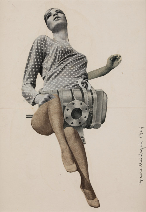 BLANCA AGUIRRE MAIDAGAN, "Sin título", 1968, Collage  