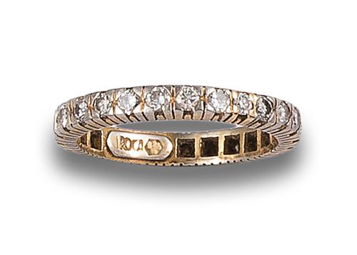 ETERNITY DIAMONDS AND WHITE GOLD RING