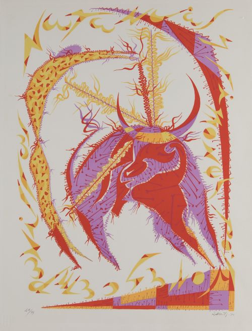 RAFAEL  ALBERTI , “Corrida”, 1970, 6 litografias sobre pape