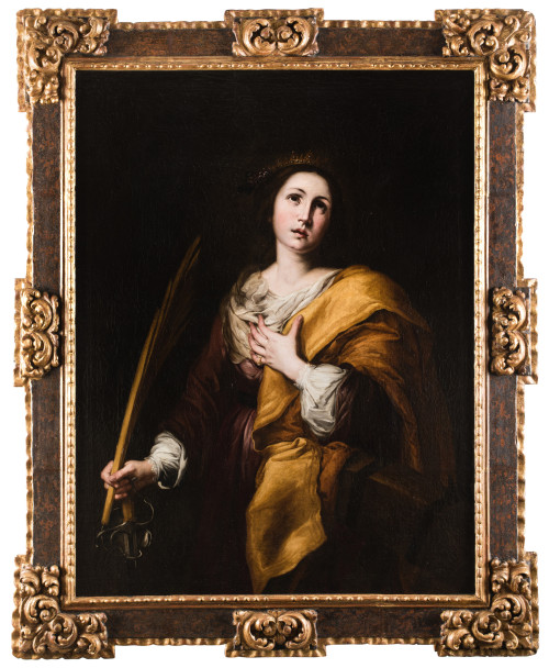 BARTOLOMÉ ESTEBAN MURILLO, "Santa Catalina de Alejandría",