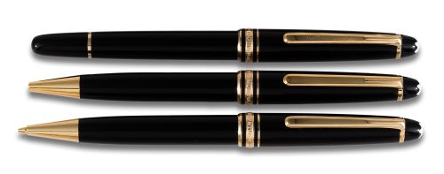 SET DE ESCRITURA MONTBLANC: DOS BOLÍGRAFOS Y UN PORTAMINAS