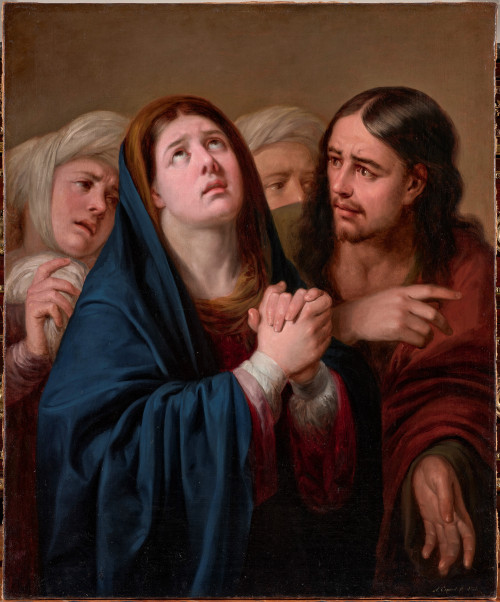 ANTONIO MARÍA ESQUIVEL, "Las tres Marías", 1841, Óleo sobre