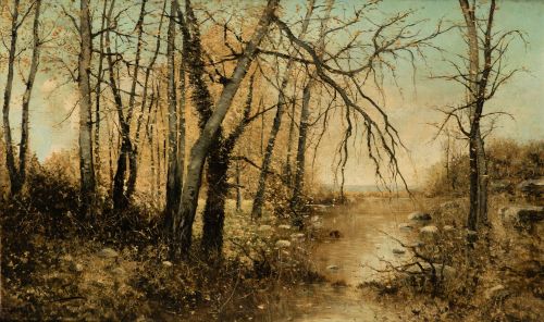 MANUEL RAMOS ARTAL Madrid (1855) / (1915) "Wooded landscape