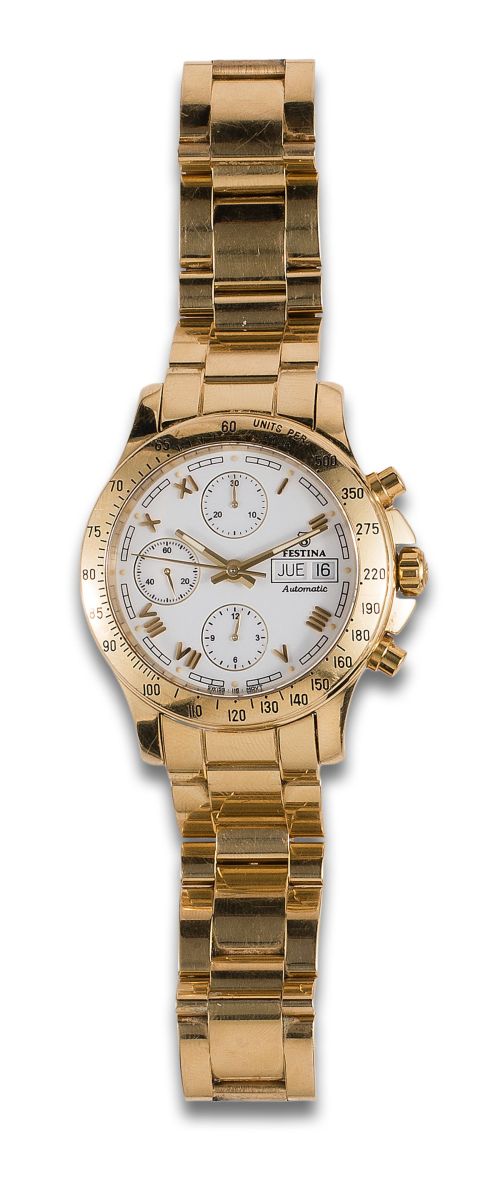 RELOJ DE PULSERA FESTINA CHRONO EN ORO AMARILLO