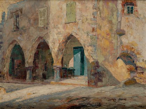 PIERRE-PAUL EMIOT, "Calle de pueblo", 1928