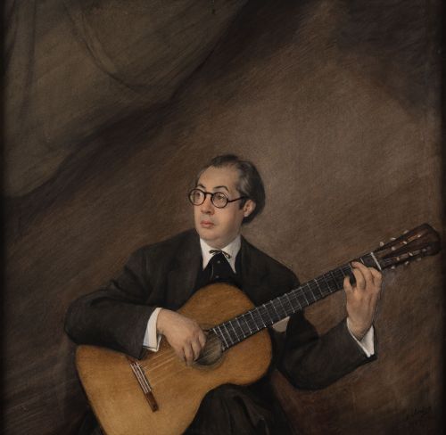 SAVELY ABRAMOVICH SORINE, "Retrato de Andrés Segovia", 1949