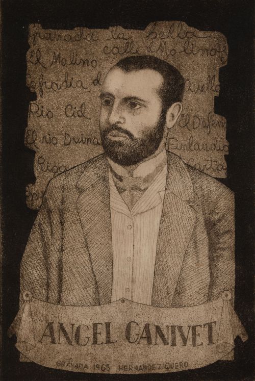 JOSÉ HERNÁNDEZ QUERO, "Retrato de Angel Ganivet"