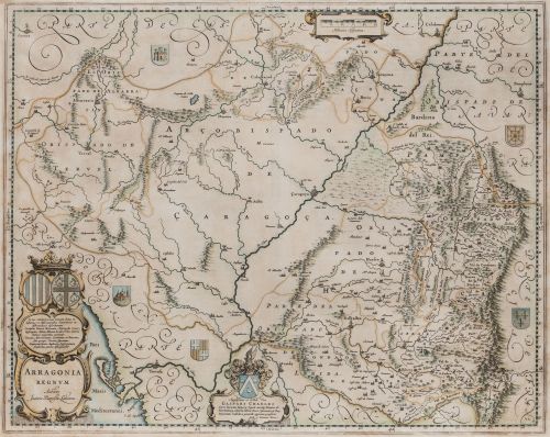 JOAN BLAEU, JOAN BLAEU Amsterdam (1596) / (1672) "Map of th