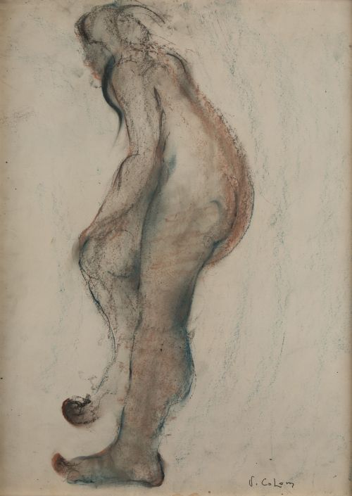 VICENTE  COLOM, "Desnudo femenino"