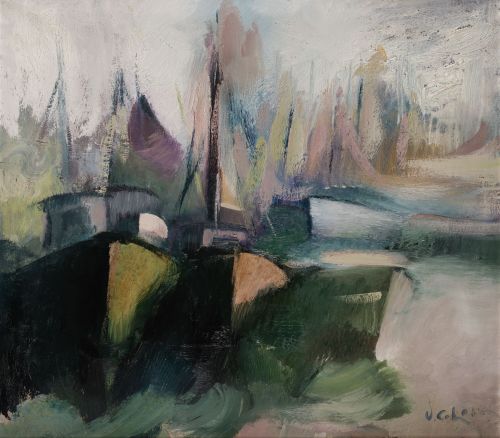 VICENTE  COLOM, VICENTE COLOM Valencia (1941) "Boats"