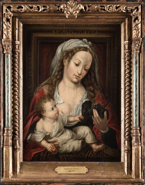 SEGUIDOR DE JAN GOSSAERT LLAMADO "MABUSE", "Virgen de las U