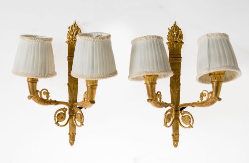 Pair of Napoleon III sconces, France, 1852-1870