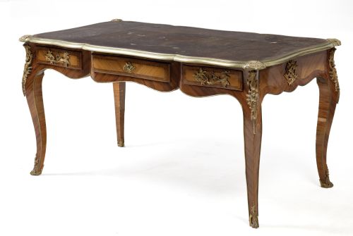 Louis XV style plat bureau, France, 19th century