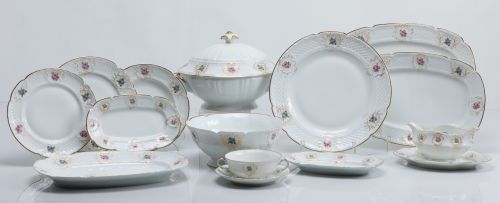 Limoges porcelain tableware, George Boyer, France, 20th cen