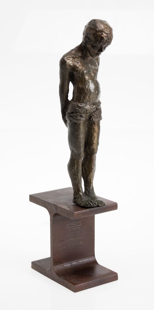 PAZ FÍGARES, "Curiosidad 2", Escultura de bronce