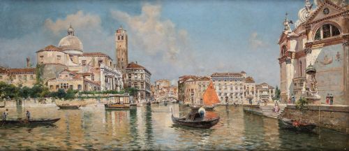 ANTONIO REYNA, "Vista de Venecia"