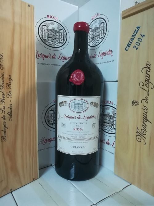 Imperial bottle (6 liters) of Marques de Legarda Crianza 20