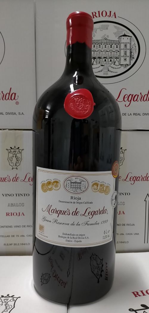 Imperial bottle (6 liters) of Marques de Legarda Gran Reser