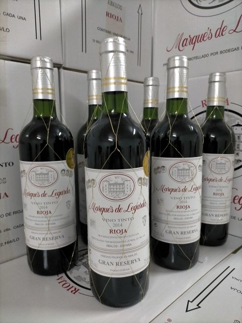 Box of 6 0.75 liter bottles of Marques de Legarda Gran Rese