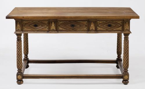 Castilian table following models from the 17th century, Spa