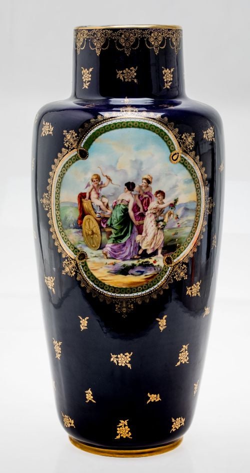 Porcelain vase, Austria, 20th century