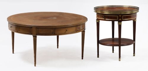 Louis XVI style circular coffee table, possibly Herraiz, Sp