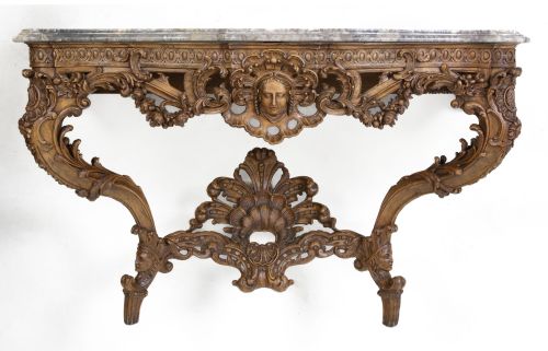 Rococo hanging console, Spain, mid 20th century